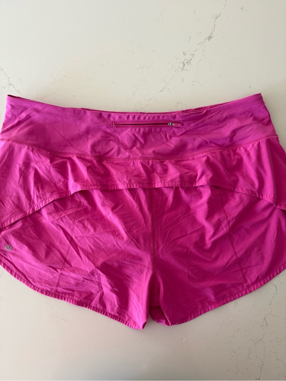 lululemon athletica Hot Pink Layered Running Shorts